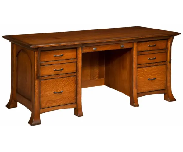 Breckenridge Wall Desk w/unfinished back